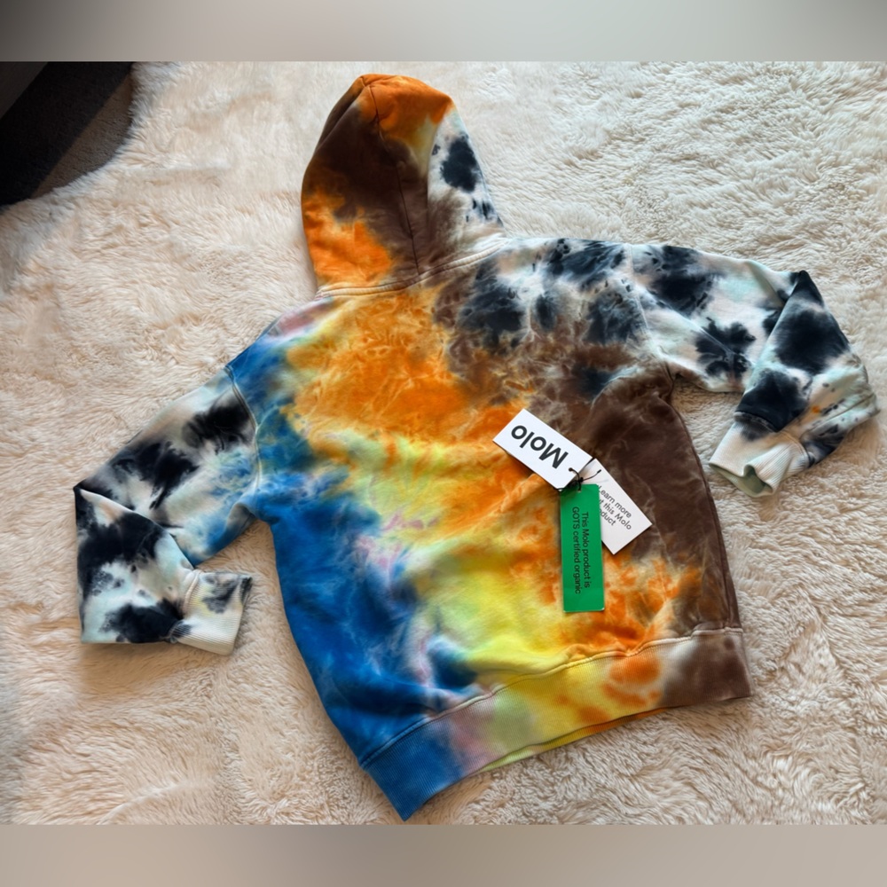 Molo Kids Colorful Tie-Dye Hoodie - Picture 2 of 4